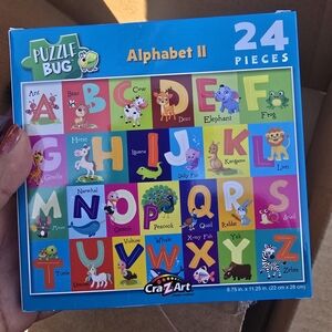 Puzzle Bug Alphabet II 24-Piece Puzzle